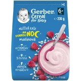 Каша молочная Gerber Спокойной ночи, малина, 230 г