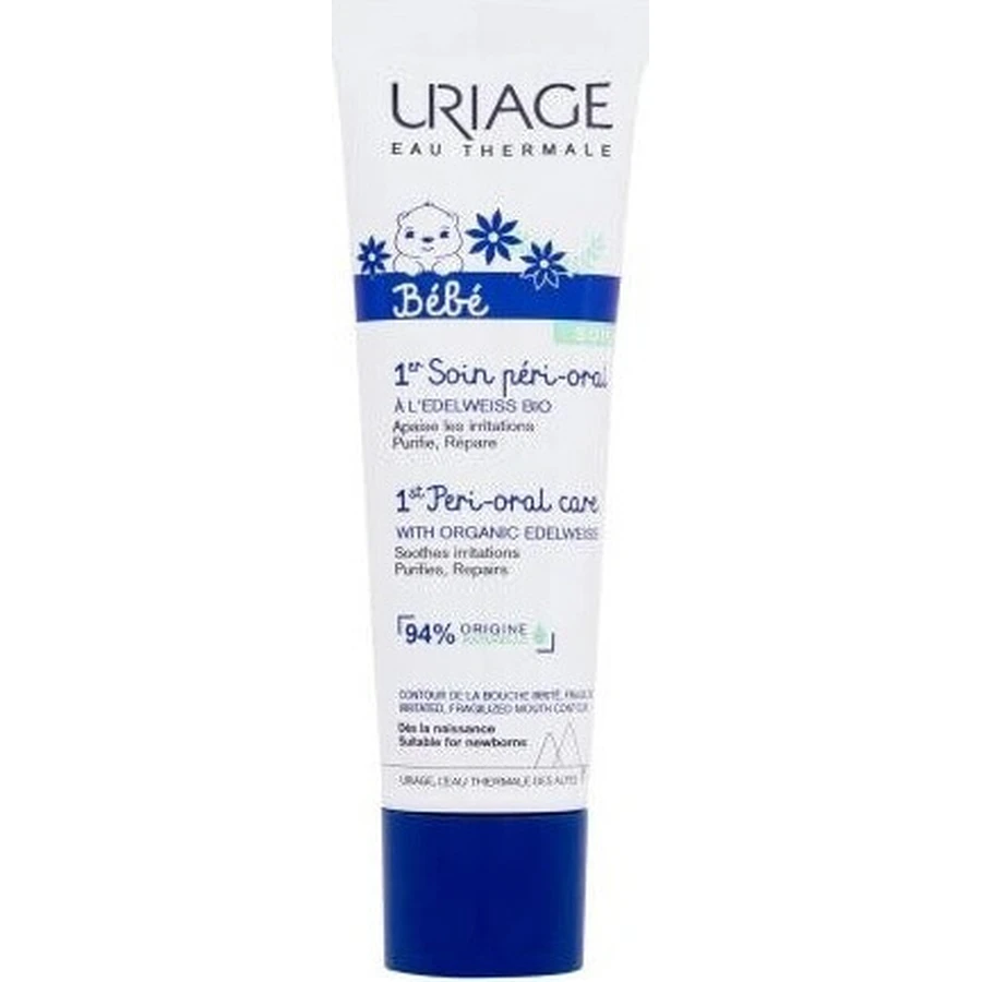 URIAGE BÉBÉ 1st Peri-Oral Care, 30 мл 1×30 мл, заспокійливий крем від розтяжок у немовлят: ціни та характеристики
