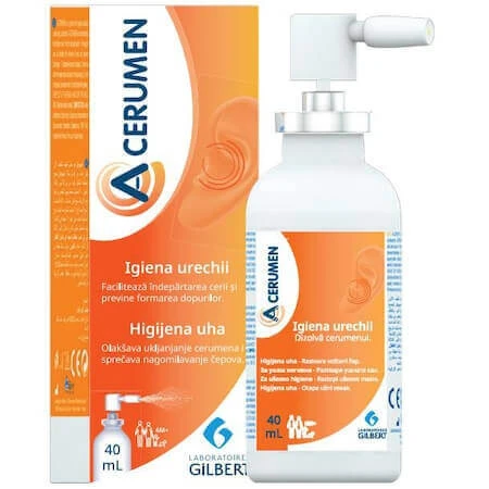 А-церумен спрей для гигиены ушей A-Cerumen Gilbert 40 мл: цены и характеристики