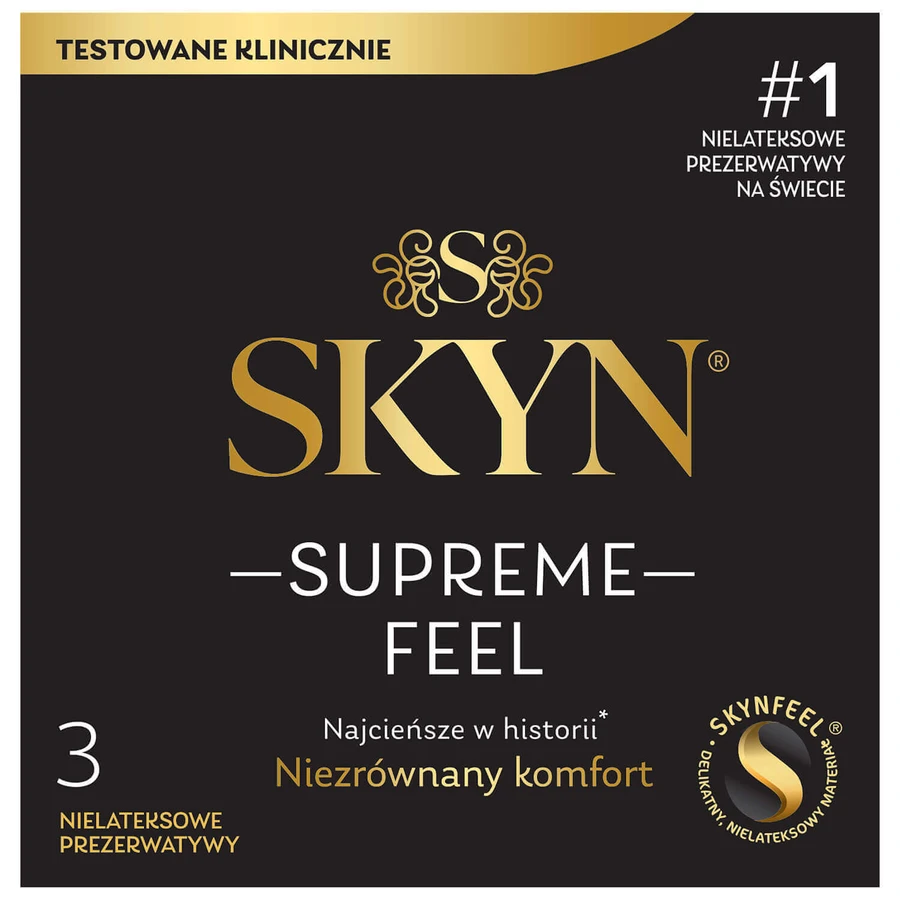 Unimil Skyn Supreme Feel, нелатексные презервативы, 3 штуки: цены и характеристики