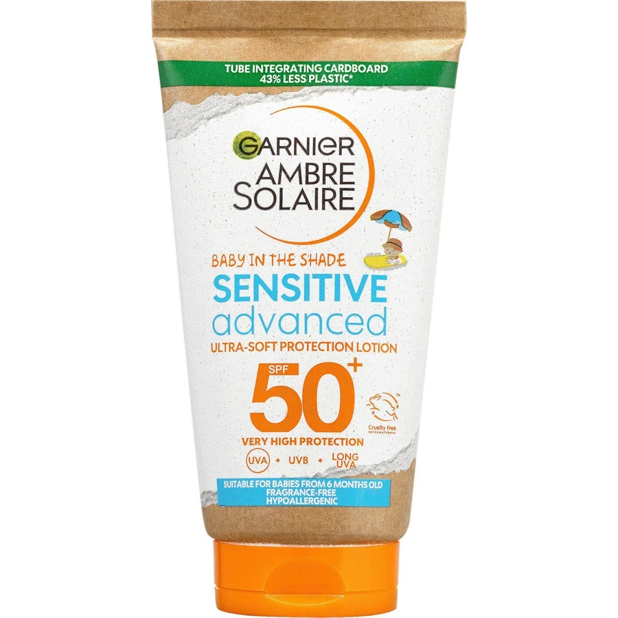 Garnier Ambre Solaire Sensitive Advanced Ultra High Protection Солнцезащитный лосьон для детей OF 50+ 50 мл: цены и характеристики