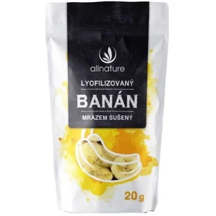Allnature Сублимированные банановые ломтики 20 г
