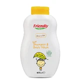 Вівсяний шампунь та гель для душу для немовлят, 400 мл, Friendly Organic
