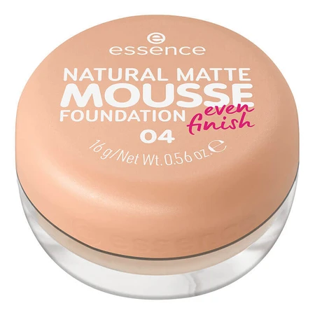 Тональний мус з натуральним матовим ефектом, 04, 16 г, Essence, Natural Matte Matte Mousse Foundation, 04, 16 г, Essence: ціни та характеристики