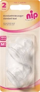 NIP Пустушка ортодонтична, анатомічна, силіконова, M, 6м+ 2 шт