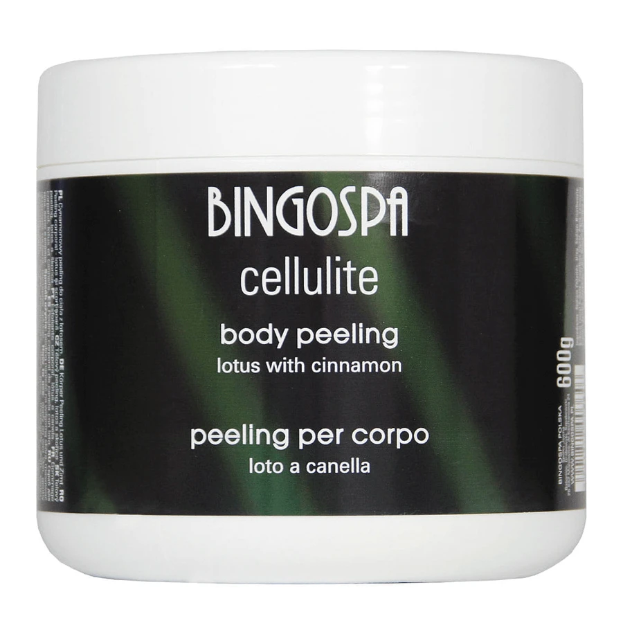 Bingospa Целюліт, коричний скраб для тіла з лотосом, 600 г: ціни та характеристики