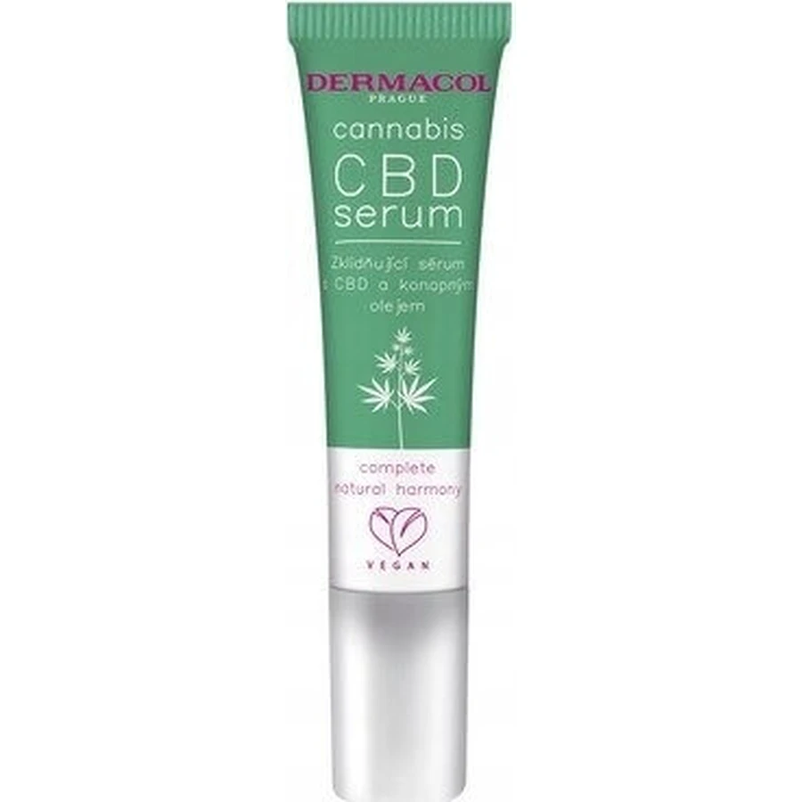 Заспокійлива сироватка Dermacol Cannabis CBD Serum 1×12 мл, заспокійлива сироватка: ціни та характеристики
