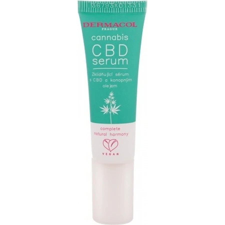 Заспокійлива сироватка Dermacol Cannabis CBD Serum 1×12 мл, заспокійлива сироватка: ціни та характеристики