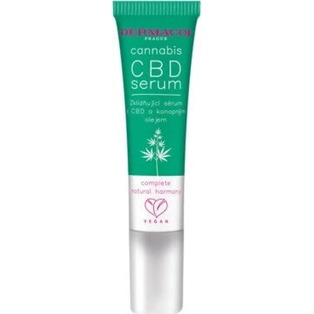 Заспокійлива сироватка Dermacol Cannabis CBD Serum 1×12 мл, заспокійлива сироватка: ціни та характеристики