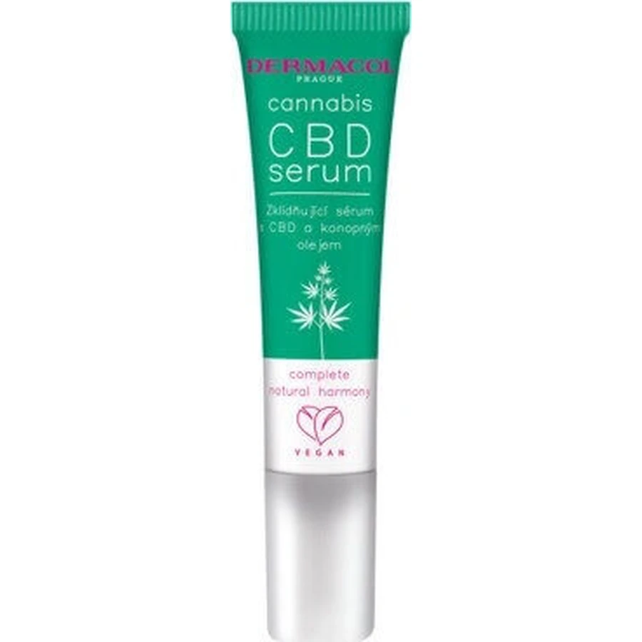 Заспокійлива сироватка Dermacol Cannabis CBD Serum 1×12 мл, заспокійлива сироватка: ціни та характеристики