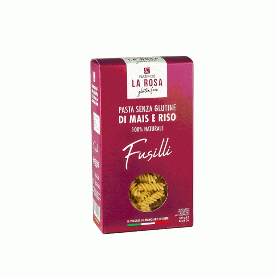 Макарони без глютену Fusilli, 500 гр, La Rosa: ціни та характеристики