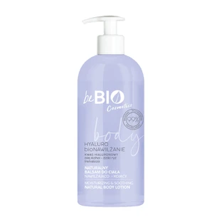 beBIO Cosmetics Hyaluro bioHydration, натуральний лосьйон для тіла, зволожуючий та заспокійливий, 350 мл