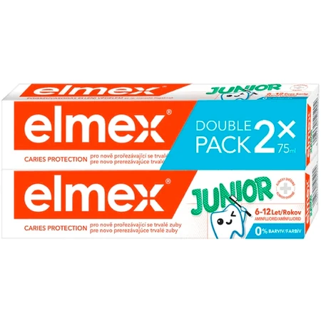 Зубная паста Elmex Junior Dt Duopack 2 x 75 мл: цены и характеристики