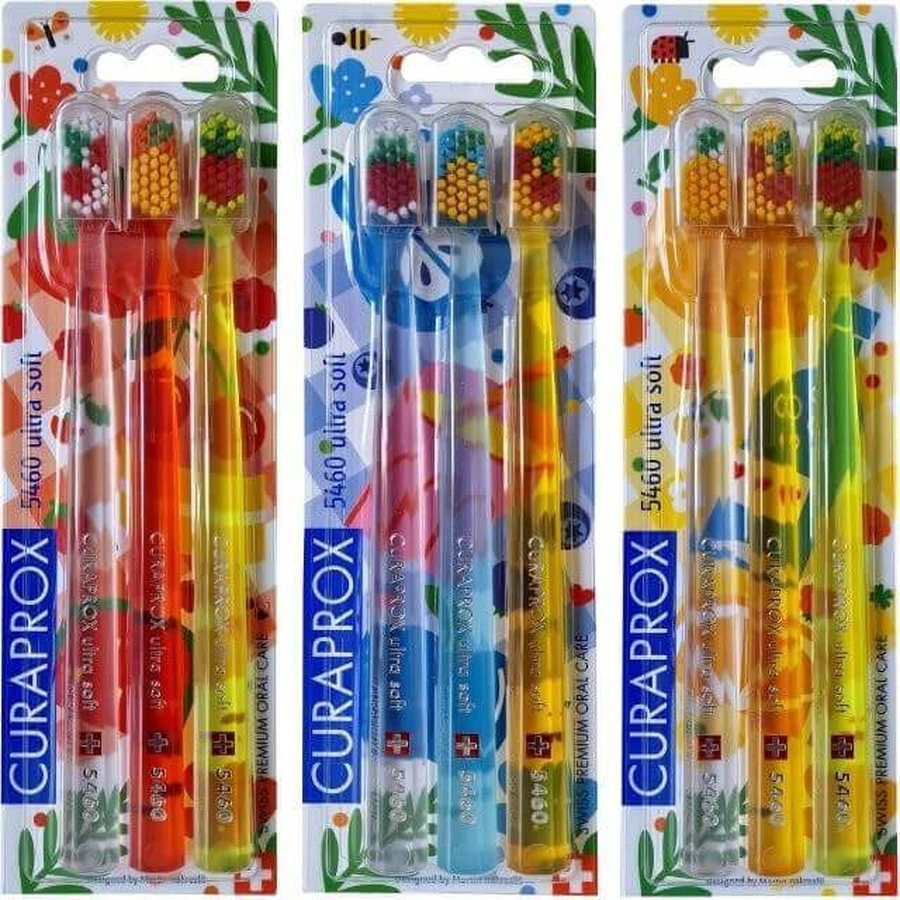 CURAPROX CS 5460 ультрамягкая, издание Пикник, 3 шт в упаковке 1×3 шт, зубная щетка: цены и характеристики