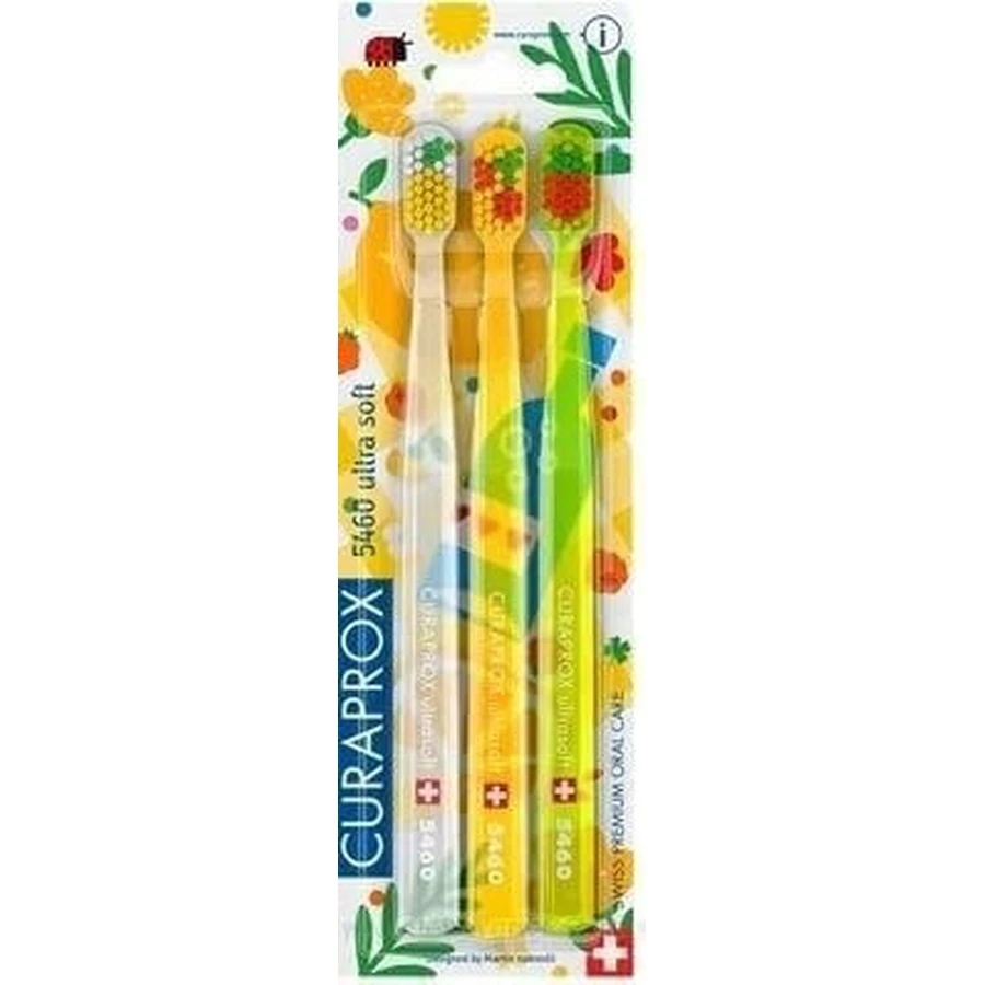 CURAPROX CS 5460 ультрамягкая, издание Пикник, 3 шт в упаковке 1×3 шт, зубная щетка: цены и характеристики
