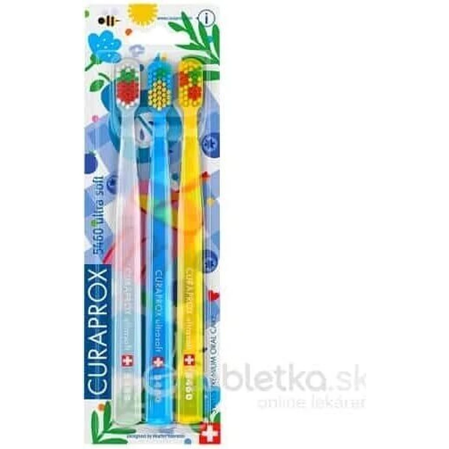 CURAPROX CS 5460 ультрамягкая, издание Пикник, 3 шт в упаковке 1×3 шт, зубная щетка: цены и характеристики