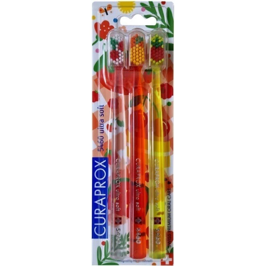 CURAPROX CS 5460 ультрамягкая, издание Пикник, 3 шт в упаковке 1×3 шт, зубная щетка: цены и характеристики