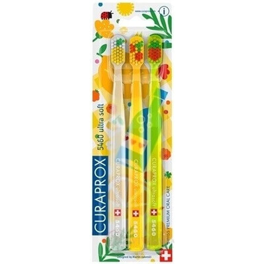 CURAPROX CS 5460 ультрамягкая, издание Пикник, 3 шт в упаковке 1×3 шт, зубная щетка: цены и характеристики