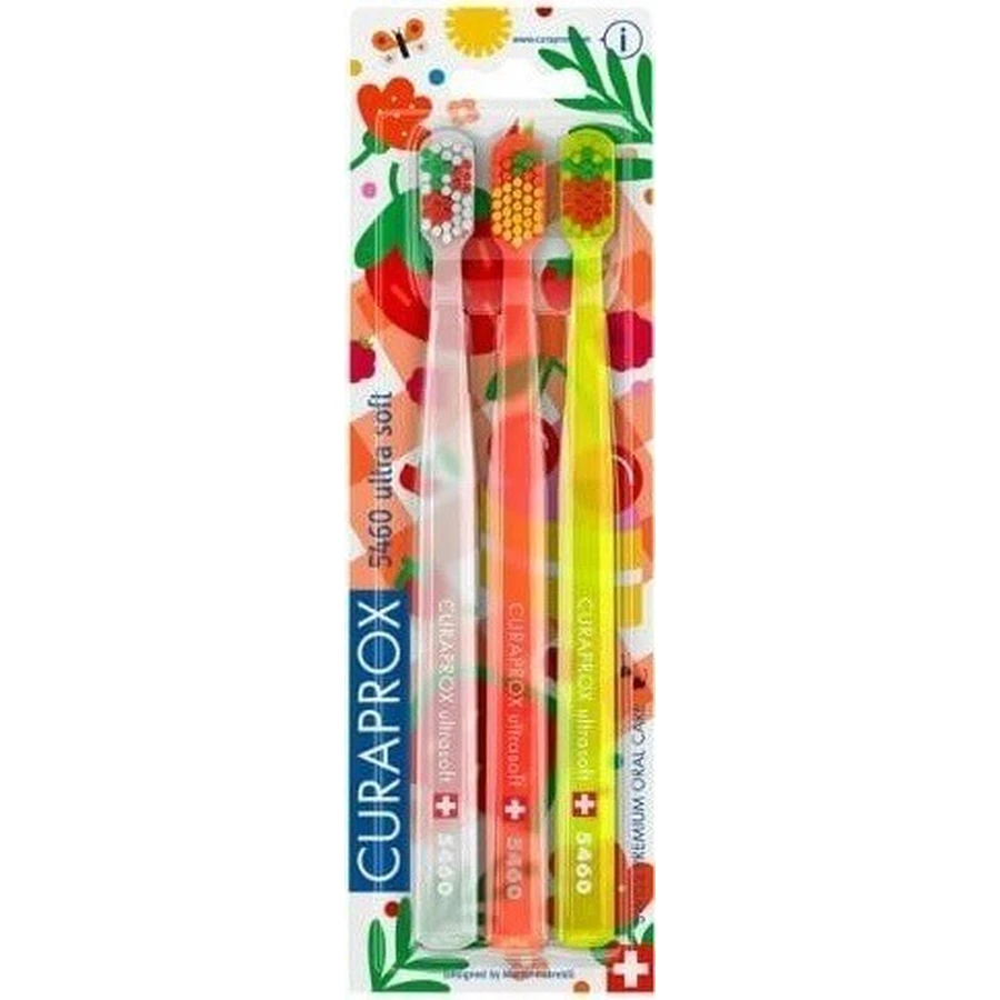CURAPROX CS 5460 ультрамягкая, издание Пикник, 3 шт в упаковке 1×3 шт, зубная щетка: цены и характеристики
