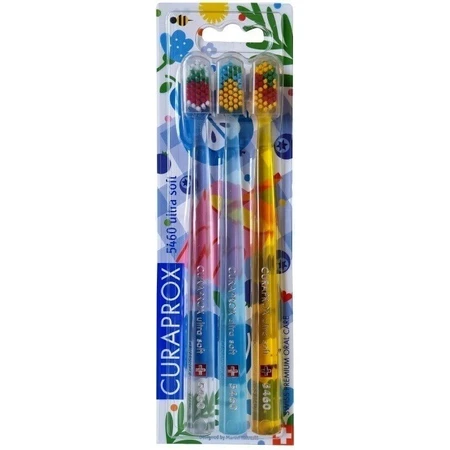 CURAPROX CS 5460 ультрамягкая, издание Пикник, 3 шт в упаковке 1×3 шт, зубная щетка: цены и характеристики