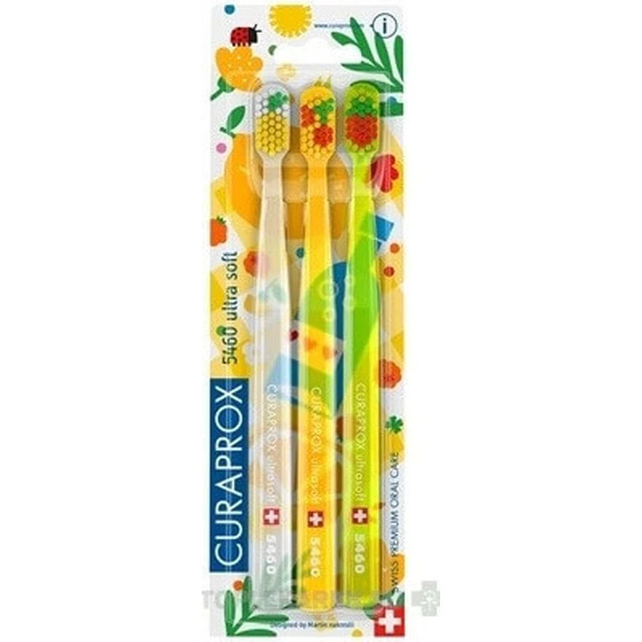CURAPROX CS 5460 ультрамягкая, издание Пикник, 3 шт в упаковке 1×3 шт, зубная щетка: цены и характеристики