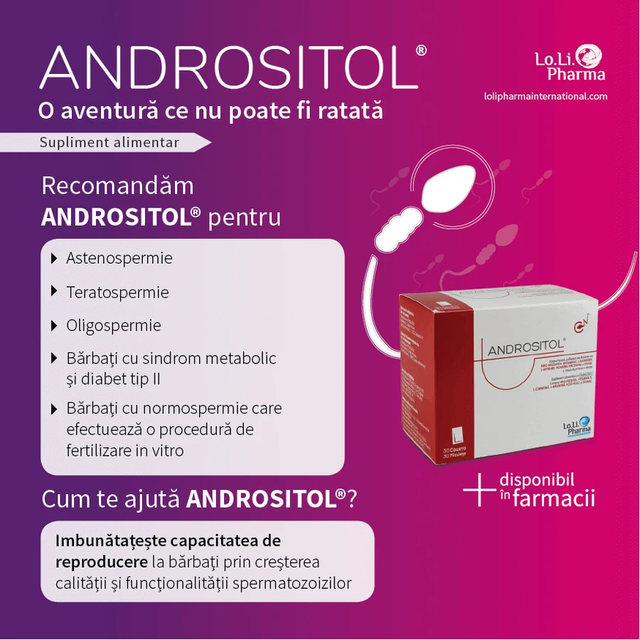 Андрозитол Lo Li Pharma Andrositol, 30 пакетиків: цены и характеристики