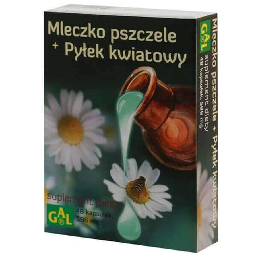 GAL Маточне молочко + квітковий п'єк, 48 капсул: ціни та характеристики