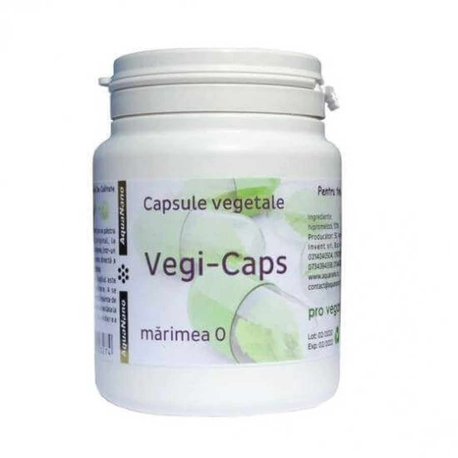 VEGI-CAPS (порожні вегетаріанські капсули), 75 штук, Aghoras: ціни та характеристики