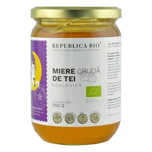 Мед-сирець Tei Eco, 700 гр, Органічна республіка