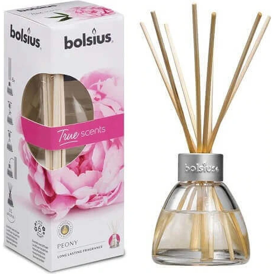 Ароматичний дифузор Bolsius Aromatic 2.0 Diffuser 45 мл Півонія 1×45 мл, ароматичний дифузор: ціни та характеристики