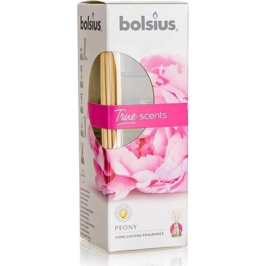 Ароматичний дифузор Bolsius Aromatic 2.0 Diffuser 45 мл Півонія 1×45 мл, ароматичний дифузор: ціни та характеристики