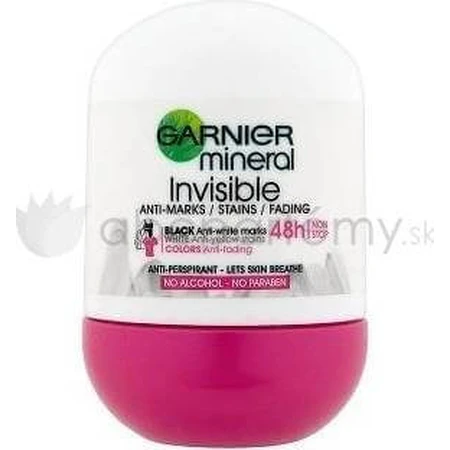 Garnier Invisible 48h 1×50 мл, антиперспирант против плесени: цены и характеристики
