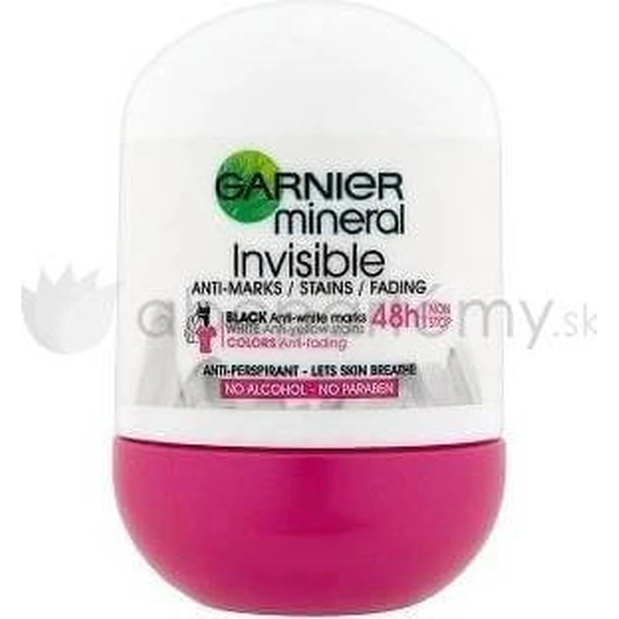 Garnier Invisible 48h 1×50 мл, антиперспирант против плесени: цены и характеристики