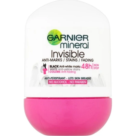 Garnier Invisible 48h 1×50 мл, антиперспирант против плесени: цены и характеристики