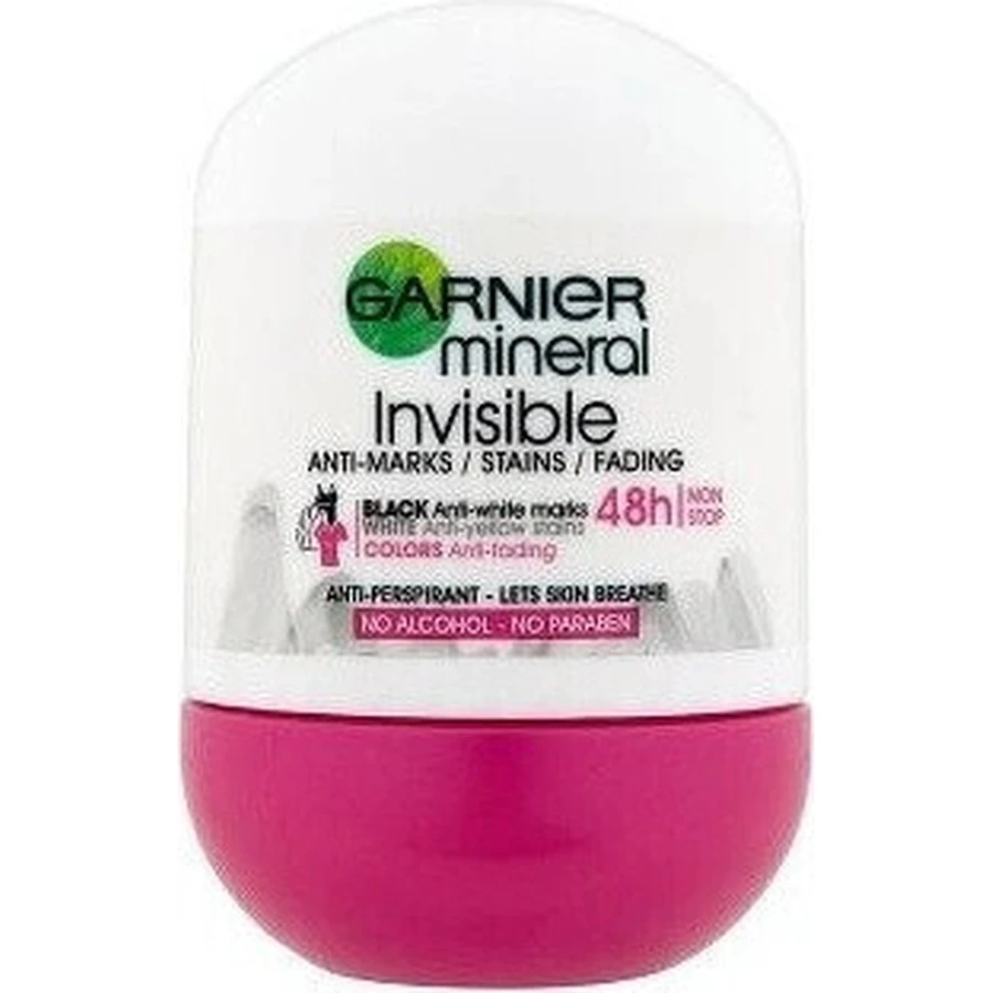 Garnier Invisible 48h 1×50 мл, антиперспирант против плесени: цены и характеристики