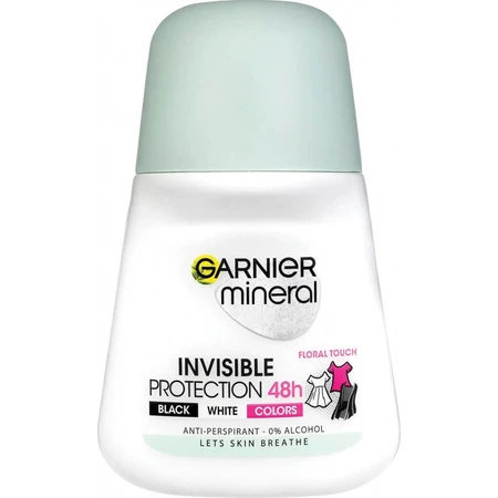 Garnier Invisible 48h 1×50 мл, антиперспирант против плесени: цены и характеристики