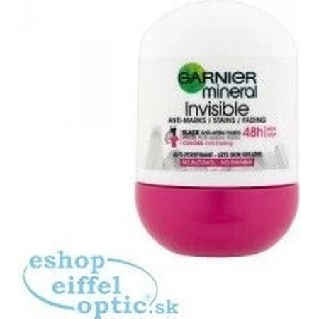 Garnier Invisible 48h 1×50 мл, антиперспирант против плесени: цены и характеристики