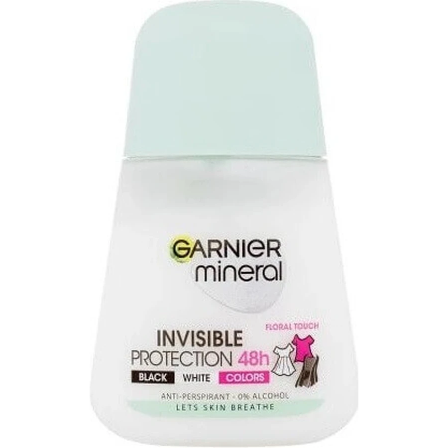 Garnier Invisible 48h 1×50 мл, антиперспирант против плесени: цены и характеристики