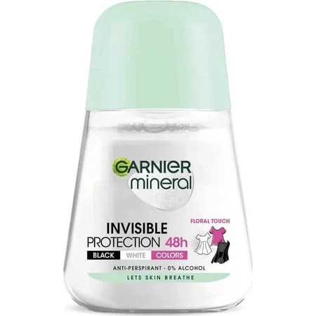 Garnier Invisible 48h 1×50 мл, антиперспирант против плесени: цены и характеристики