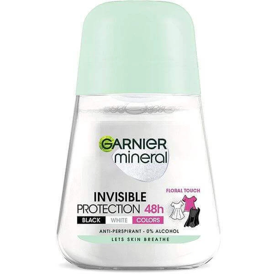 Garnier Invisible 48h 1×50 мл, антиперспирант против плесени: цены и характеристики