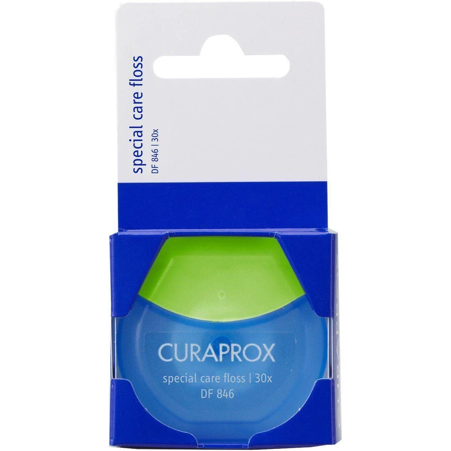 Зубна нитка Curaprox DF 846 для фіксації імплантатів (30x) 1 шт.: ціни та характеристики