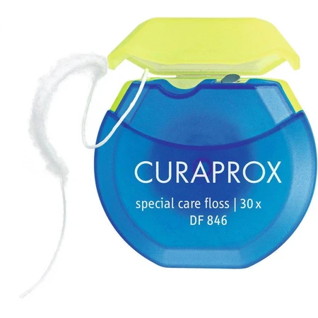 Зубна нитка Curaprox DF 846 для фіксації імплантатів (30x) 1 шт.: ціни та характеристики