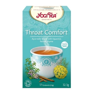 Чай від болю в горлі, 17 пакетиків, Yogi Tea