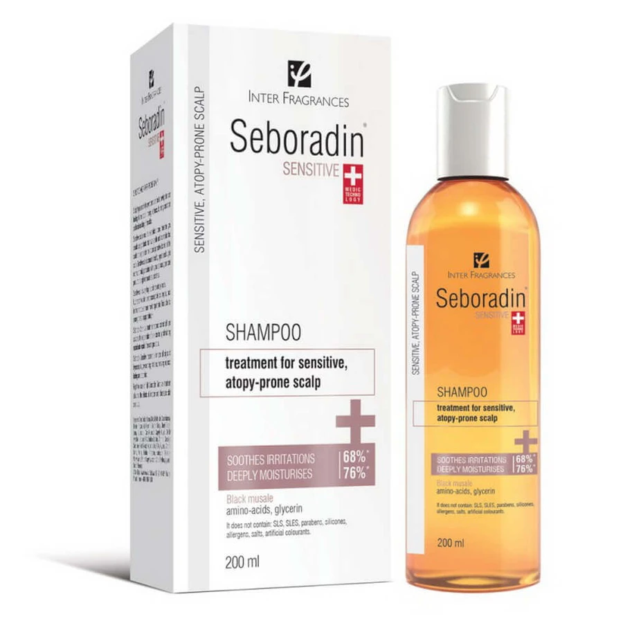 Шампунь для чутливої шкіри Seboradin Sensitive, 200 мл, Lara: ціни та характеристики