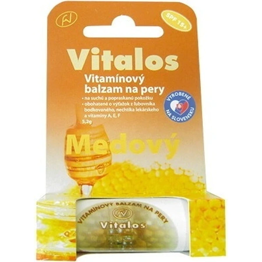 VITALOS Бальзам для губ медовый SPF 15 1×1 шт, бальзам для губ, мед SPF 15: цены и характеристики