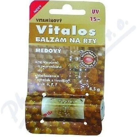 VITALOS Бальзам для губ медовый SPF 15 1×1 шт, бальзам для губ, мед SPF 15: цены и характеристики