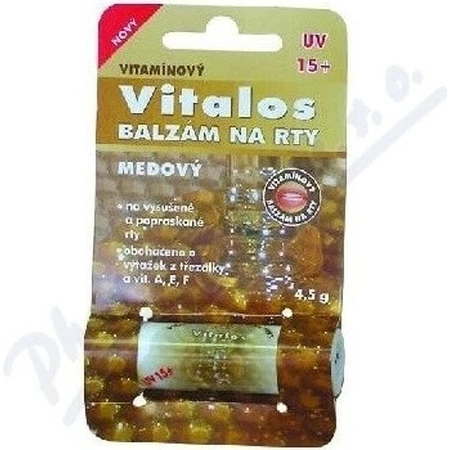 VITALOS Бальзам для губ медовый SPF 15 1×1 шт, бальзам для губ, мед SPF 15: цены и характеристики