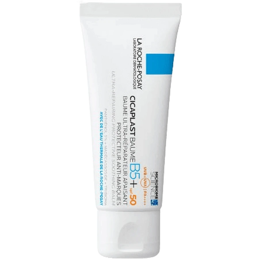 La Roche-Posay Cicaplast Відновлювальний бальзам для обличчя B5+ SPF50 для подразненої шкіри 40 мл: ціни та характеристики