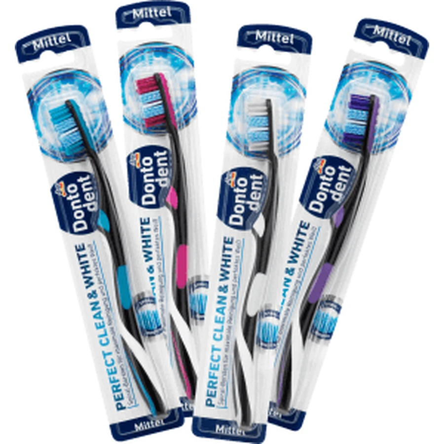 Dontodent Зубная щетка Perfect Clean & White, 1 шт.: цены и характеристики