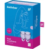Satisfyer Менструальные чашки Чувствуй себя уверенно фиолетовый 2 шт.